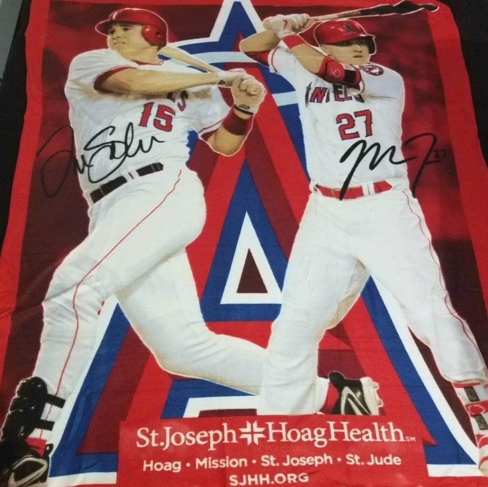 MLB 2017 LA ANGELS OF ANAHEIM MIKE TROUT & TIM SAL